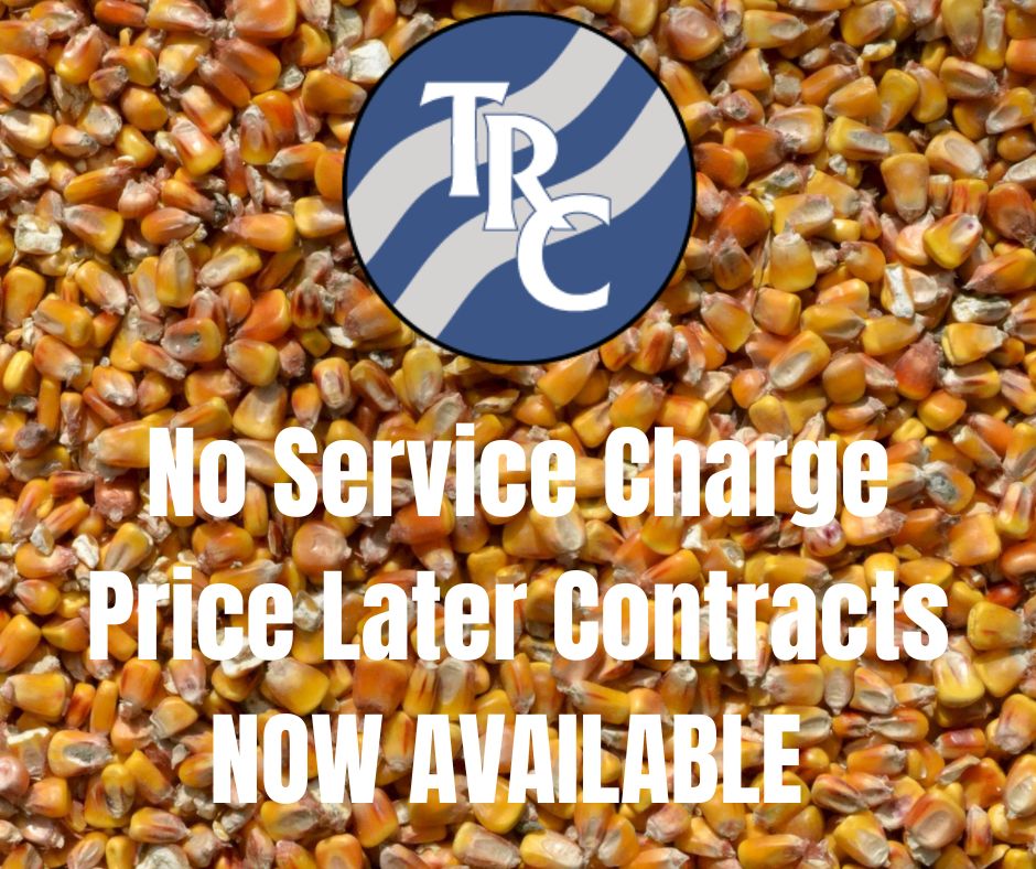 No service charge price later contract NOW AVAILABLE. (CORN AND GRAIN)