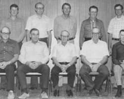 Photo from 1968 of Farmers Coop Exchange Board Members